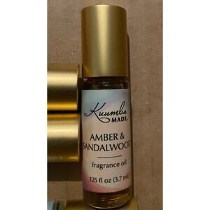 KUUMBA MADE AMBER & SANDALWOOD 0.090Z FRAGRANCE